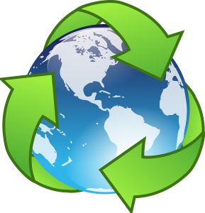 Plastic recycle sign